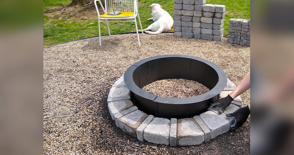 Fire Pit Upgrade Project by Jocelyn at Menards®
