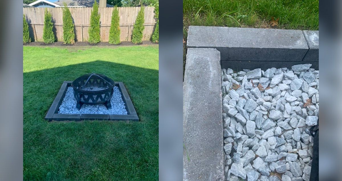 Modern Fire Pit Project by Matt at Menards®