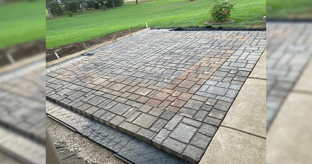 Two Tone Patio - Project by Scott at Menards®