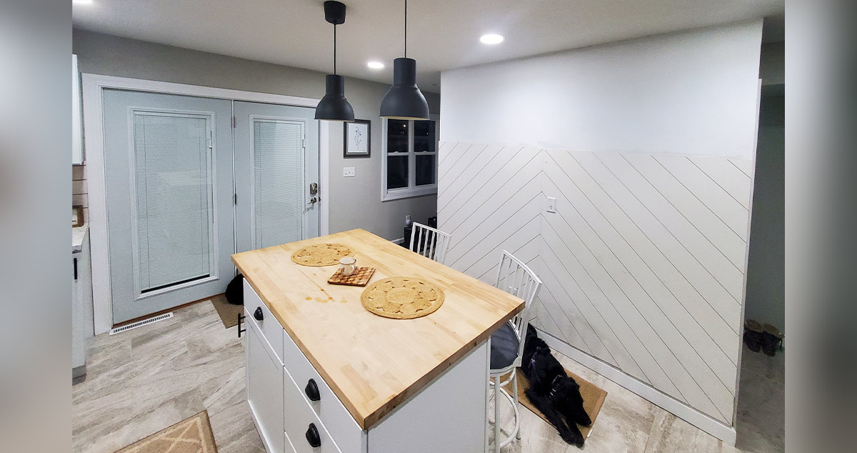Shiplap Accent Wall Project by Mason at Menards®