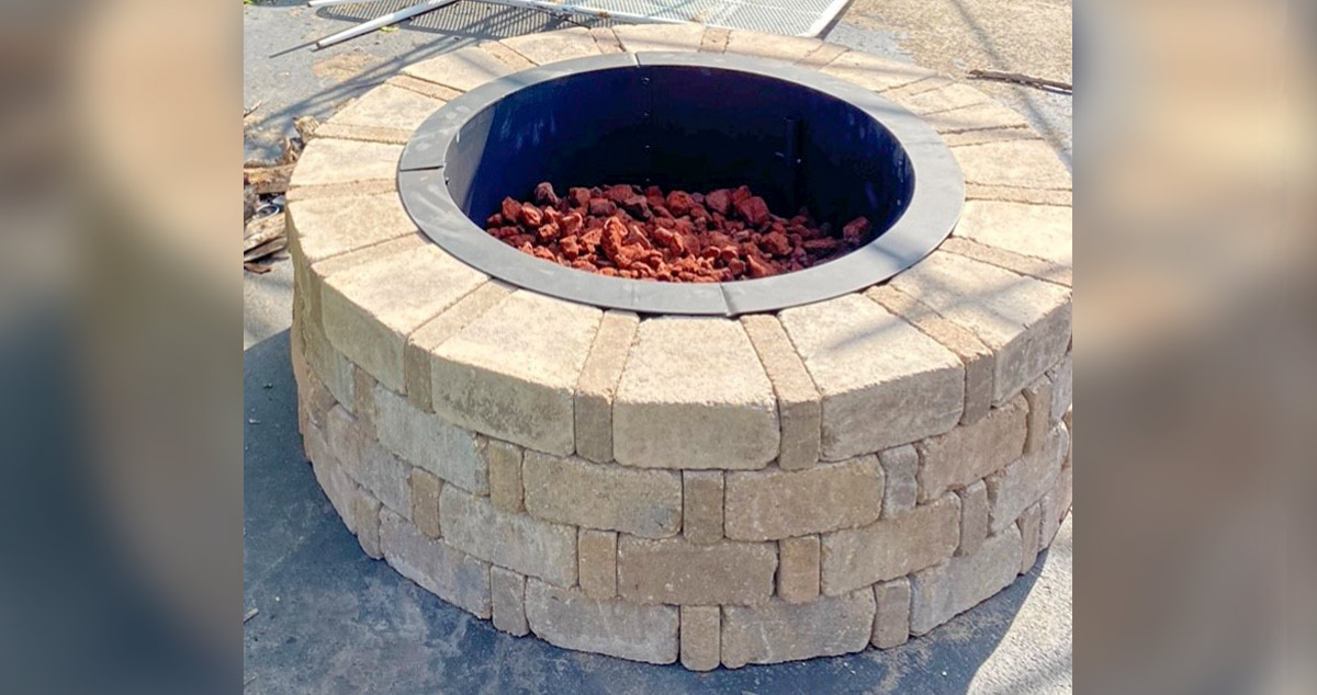 Menards® Backyard Fire Pit - Project by Sheldon at Menards®