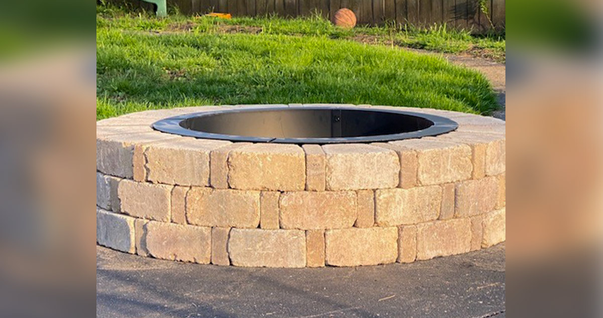 Menards® Backyard Fire Pit Project by Sheldon at Menards®