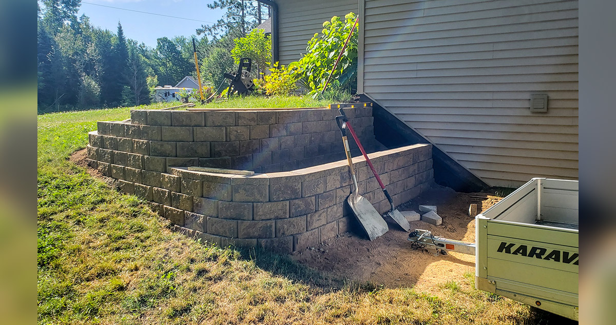 Multitiered Retaining Wall Project by Jerry at Menards®