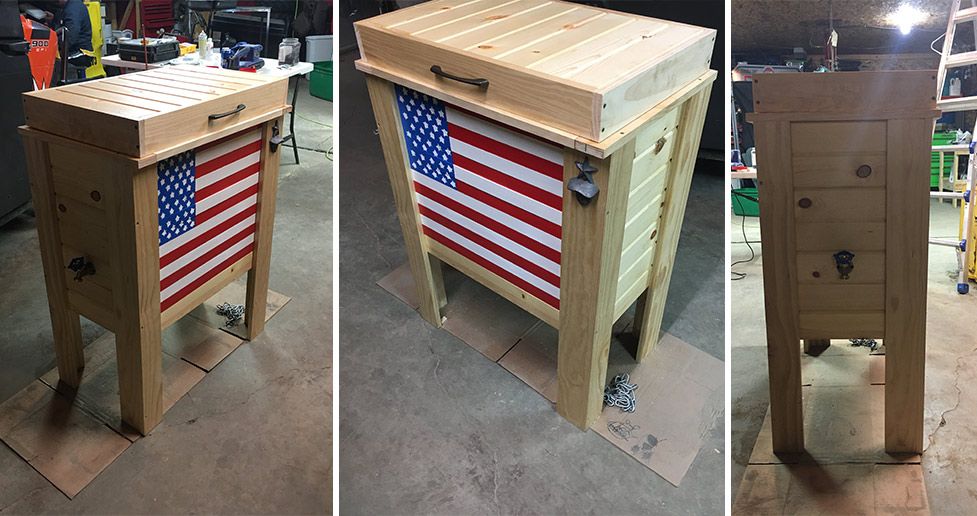 Patriotic Patio Cooler Project by Mandi at Menards®