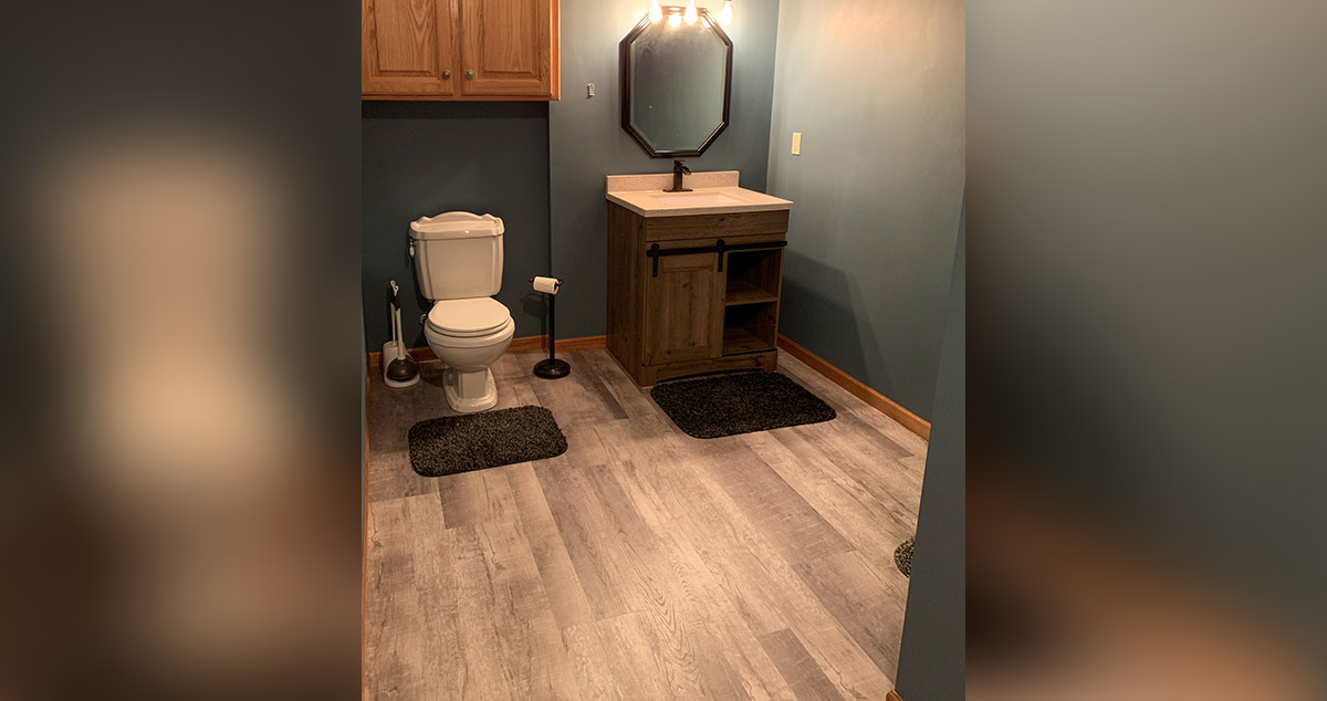 Mancave Bathroom Remodel - Project by Amanda at Menards®
