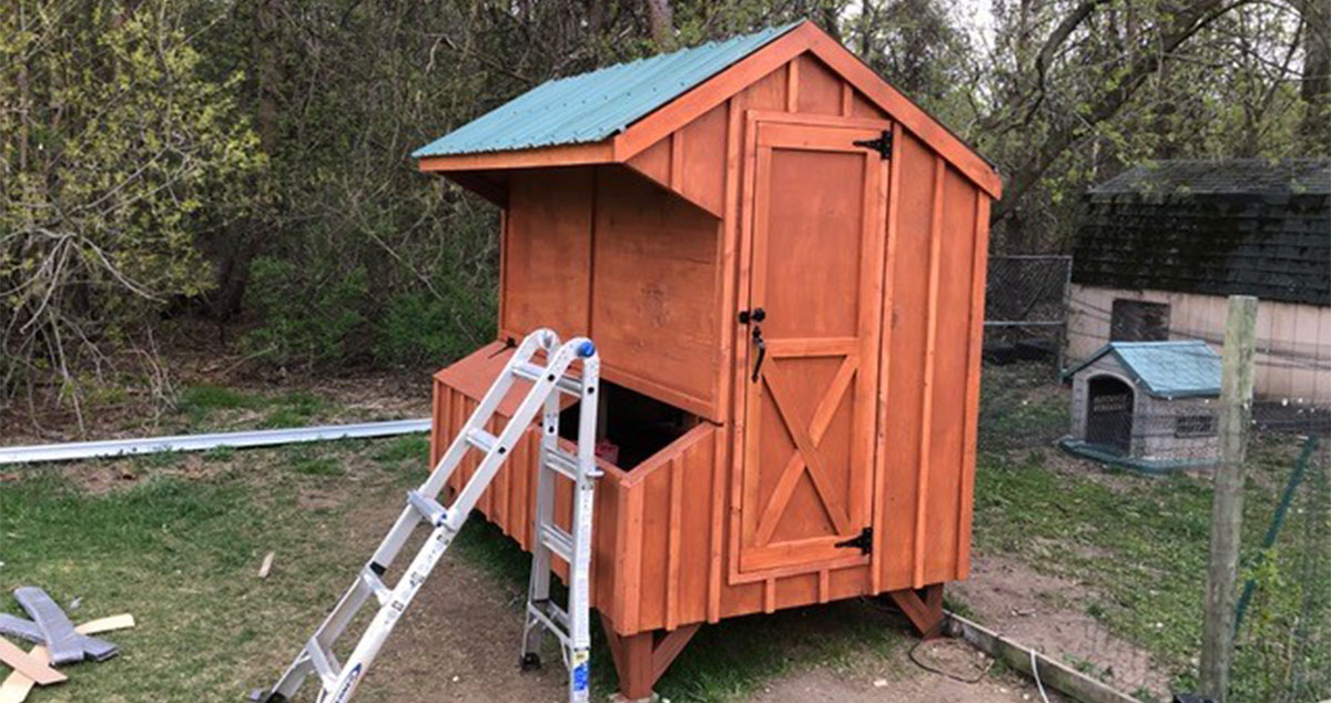 Quaker Chicken Coop Project by Tim at Menards®