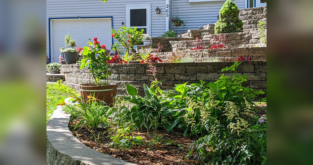 Front Yard Brick & Wall Project - Project by Calvin & Susan at Menards®