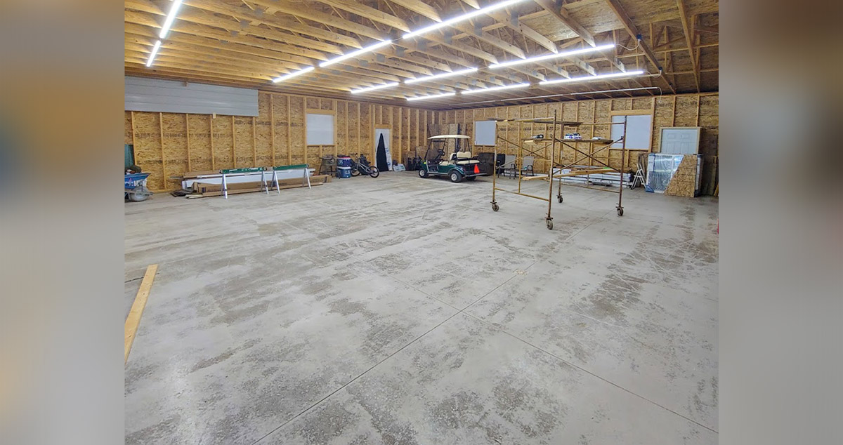 New Garage with Tall Ceilings - Project by Brandon at Menards®