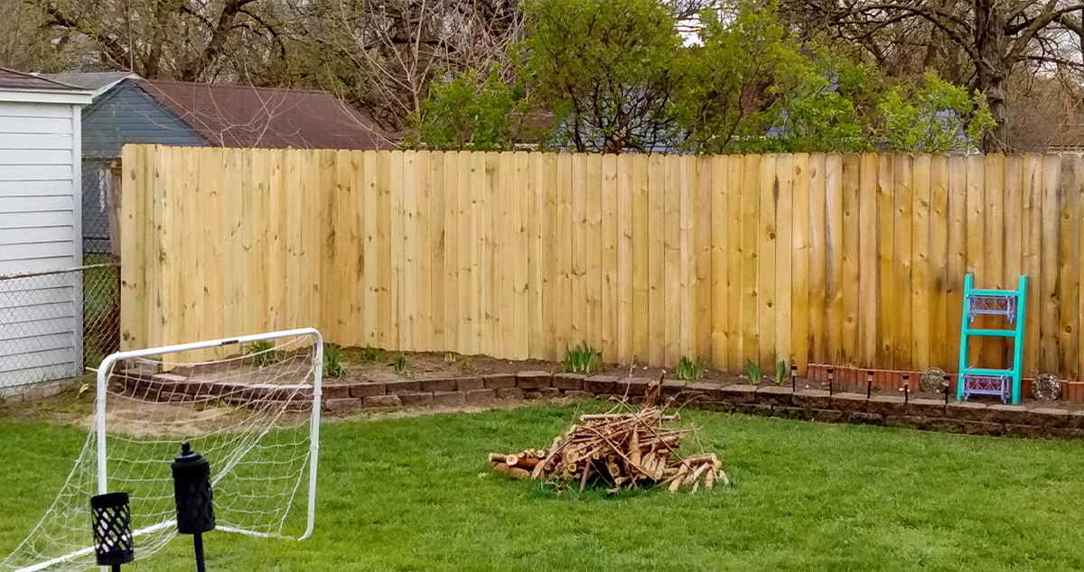 Wood Privacy Fence Replacement Project by Rick at Menards®