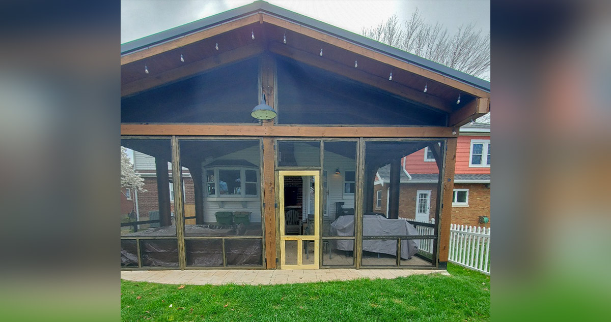 Timber Covered Patio Project by Stephen at Menards®