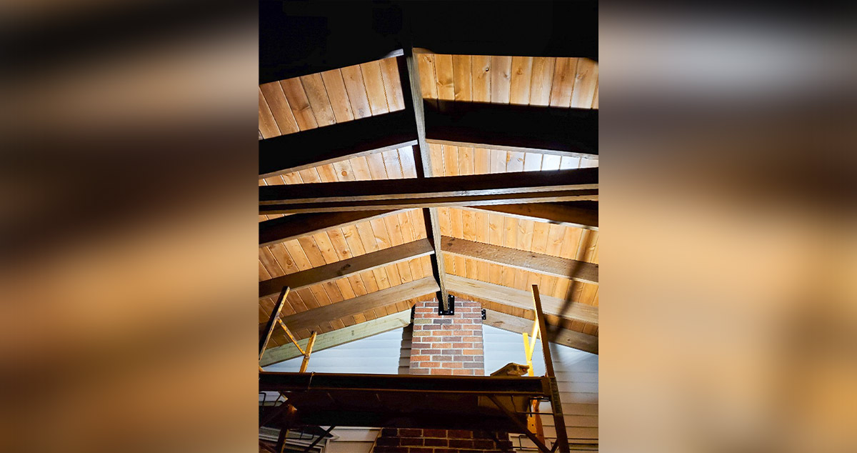 Timber Covered Patio Project by Stephen at Menards®