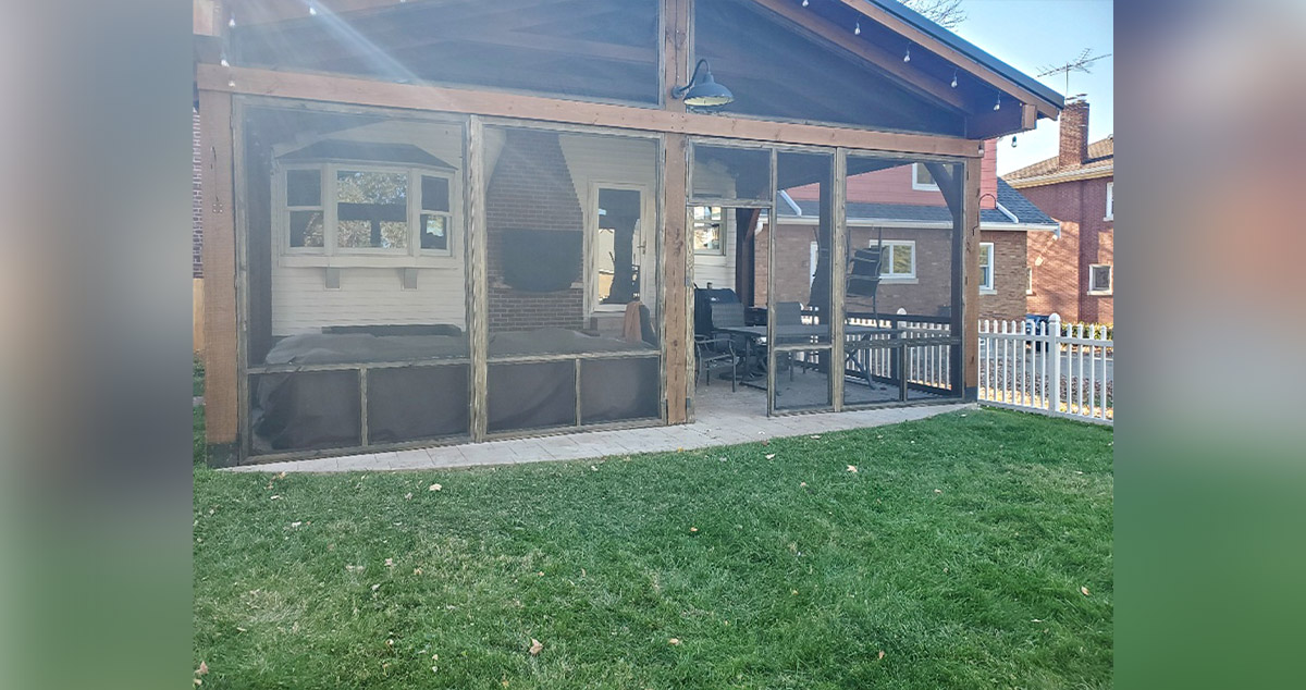 Timber Covered Patio Project by Stephen at Menards®