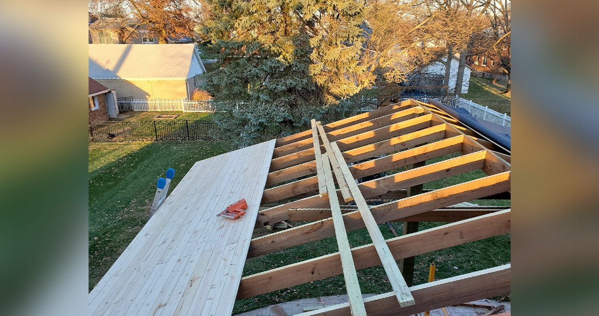Timber Covered Patio Project by Stephen at Menards®