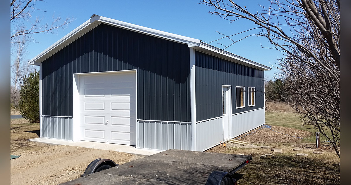 Post Frame Building Project by Thomas at Menards®