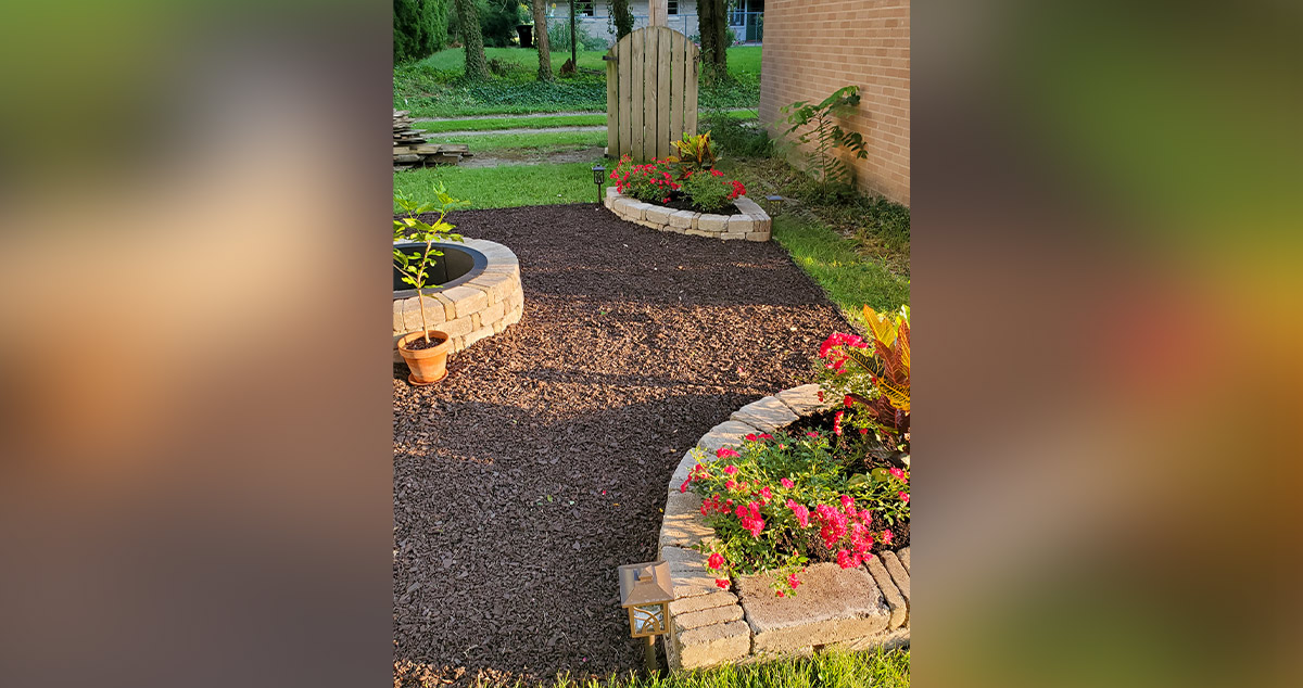 Fire Pit & Corner Planters - Project by Corey at Menards®