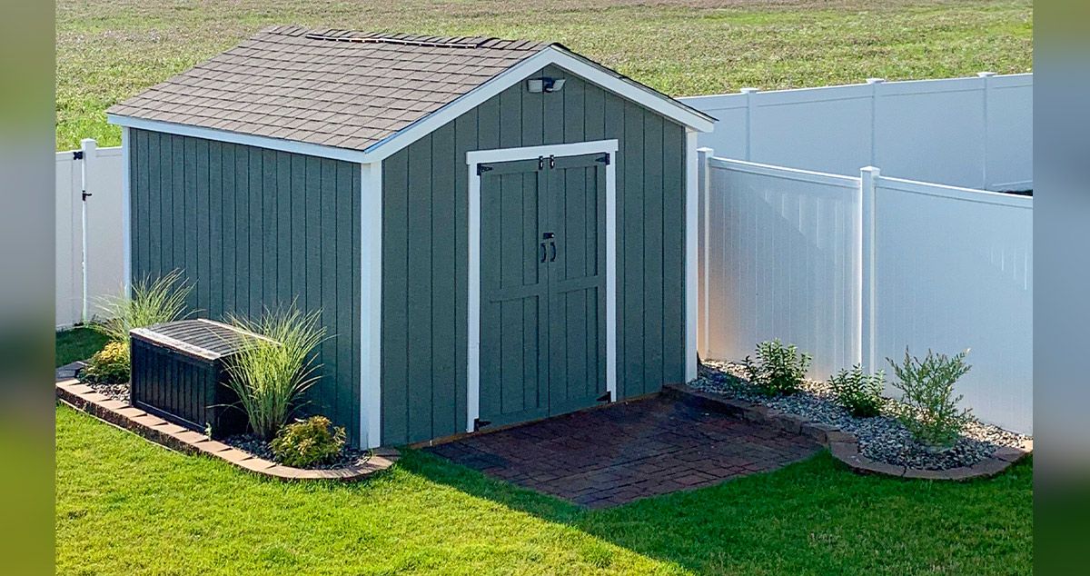 Raised Garden Bed Beside Shed Project by Ashley at Menards®