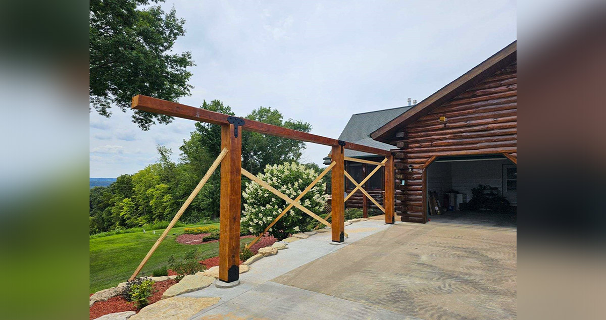 Timber Carport Project by Building Arts by Jimmy Z. at Menards®