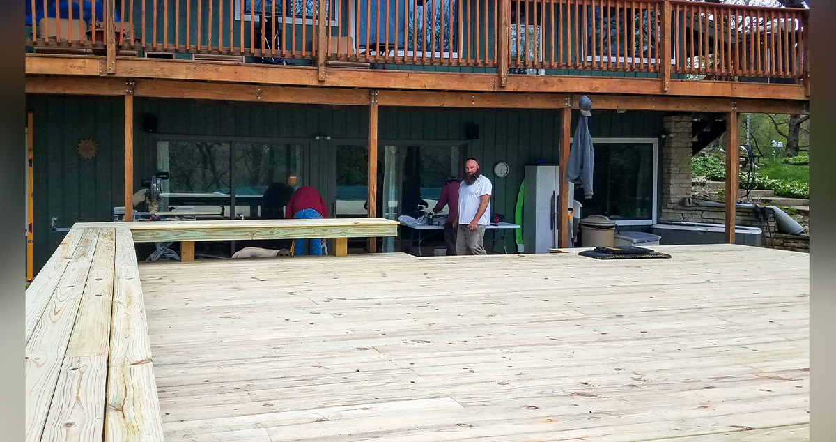 Pool Deck Revamp Project by Katrina at Menards®