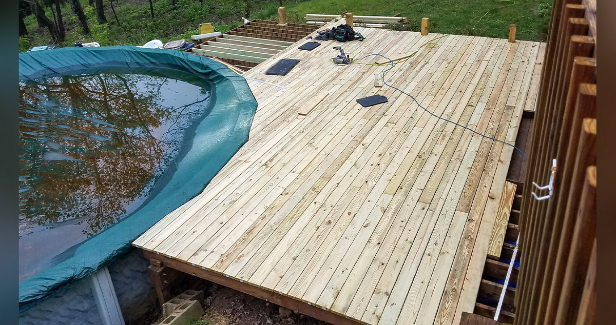Pool Deck Revamp Project by Katrina at Menards®