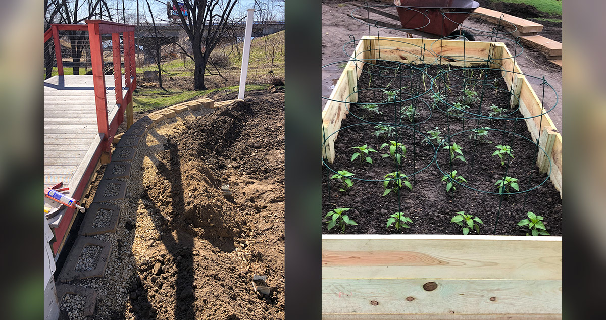 New Retaining Walls & Landscaping Project by Abby at Menards®