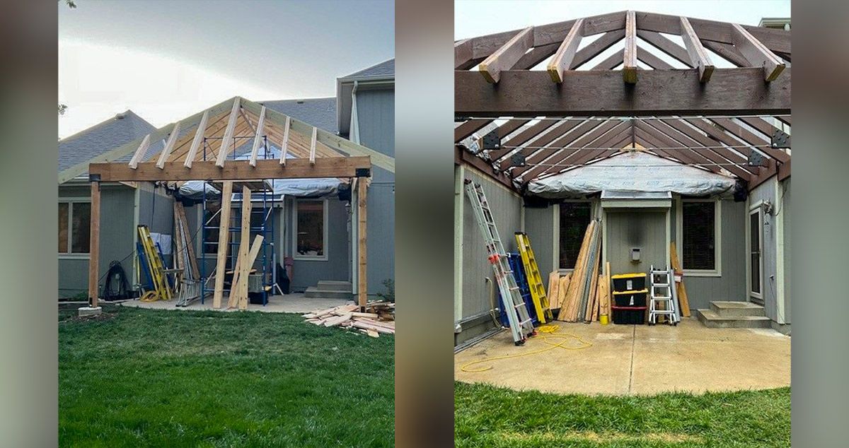Patio Roof Addition Project by Adrian at Menards®