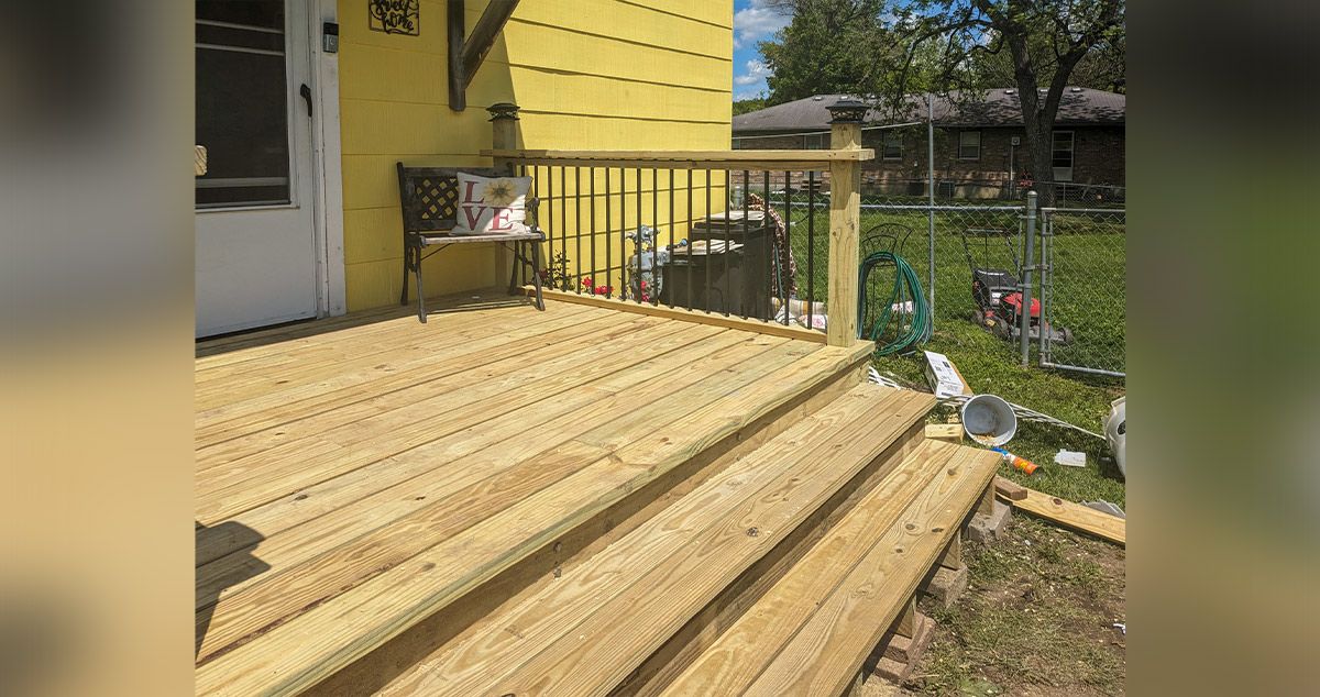 Side Deck Build - Project by Kathy at Menards®