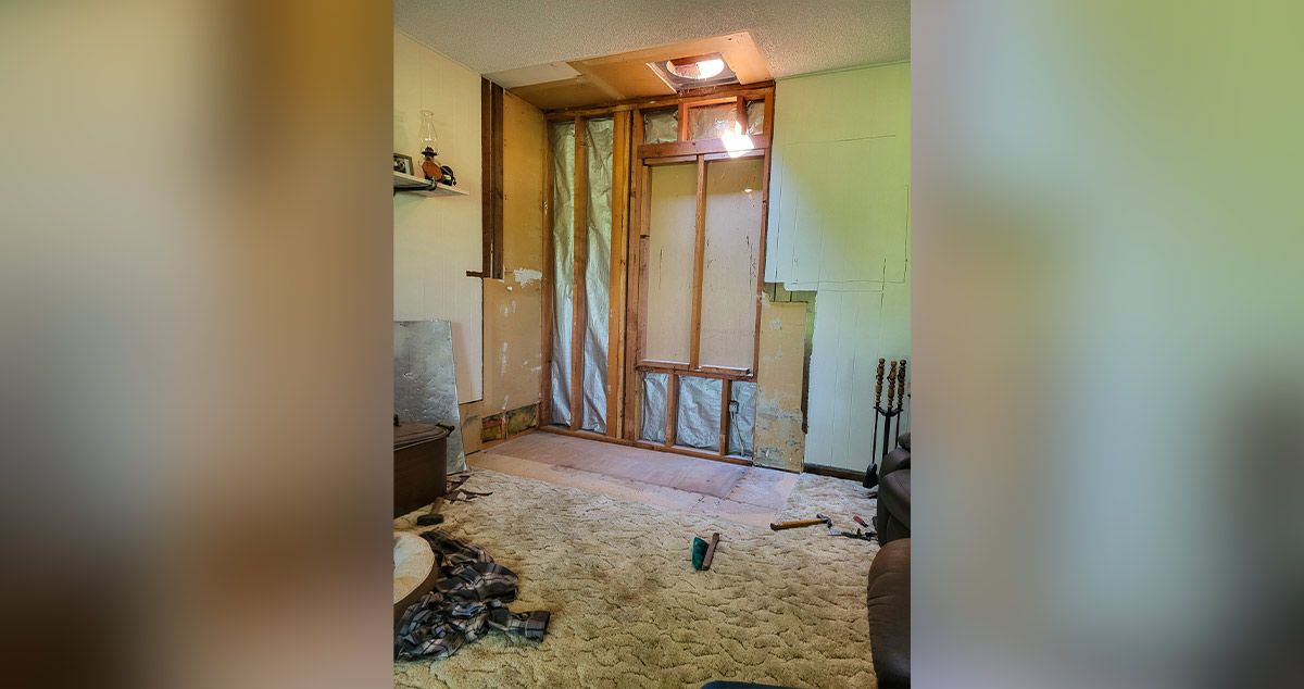 Fireplace to Wood Stove Project by Ron at Menards®