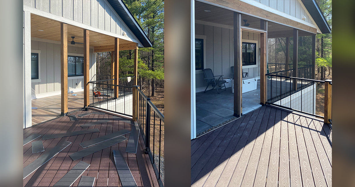 Screened Paver Porch Project by Justin at Menards®