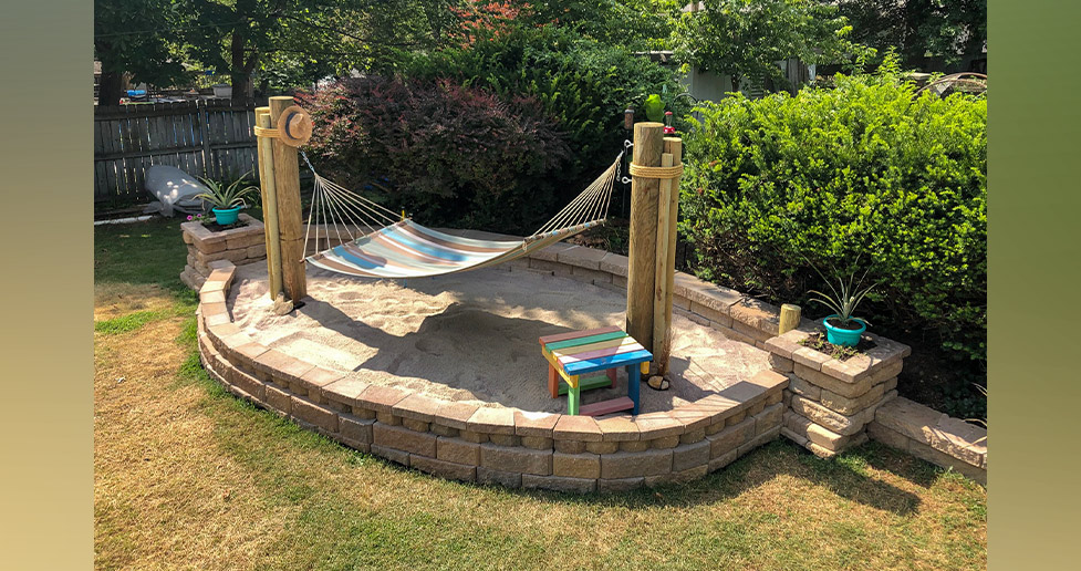 Backyard Beach Hammock Project by Alan at Menards®