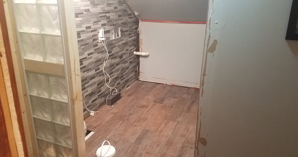 Mosaic Tile Accent Wall - Project by Josh at Menards®
