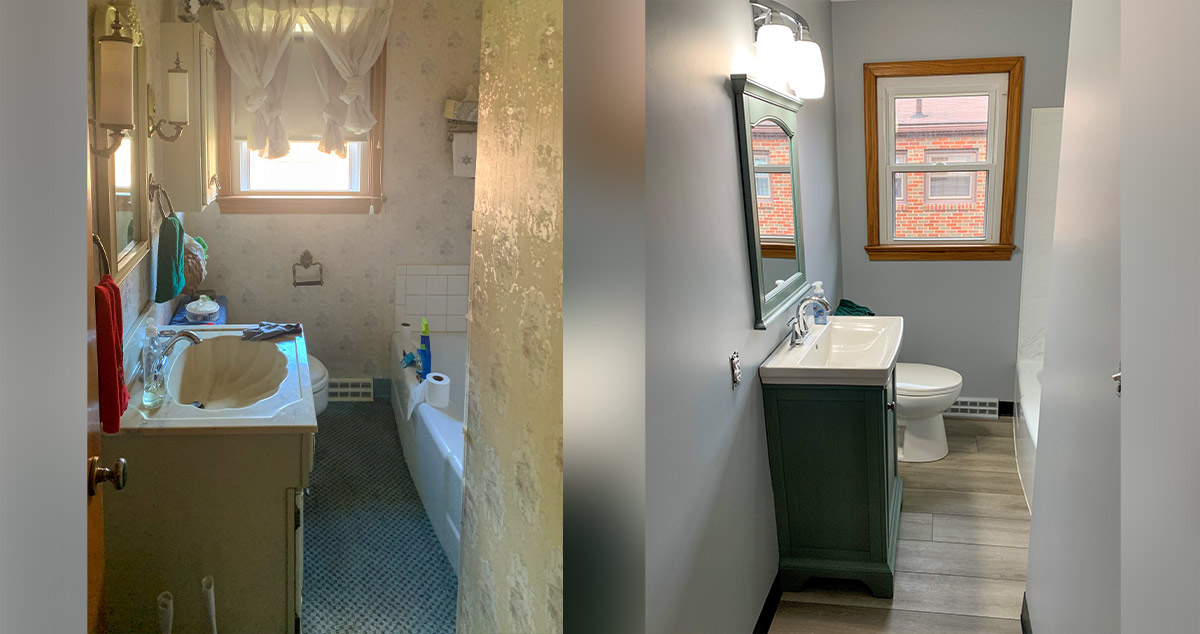 Complete Bathroom Facelift - Project by Felisha at Menards®