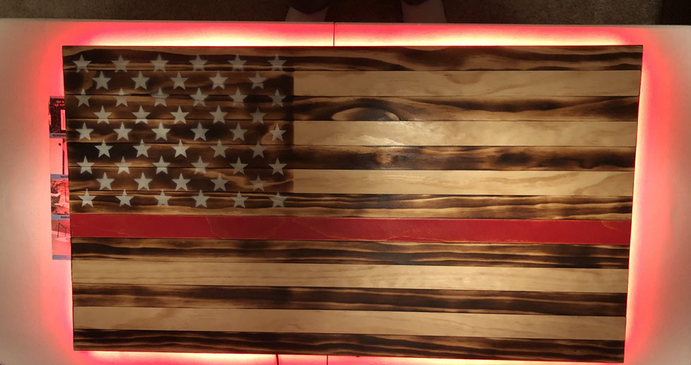 Firefighter American Flag Project by Tristan at Menards®