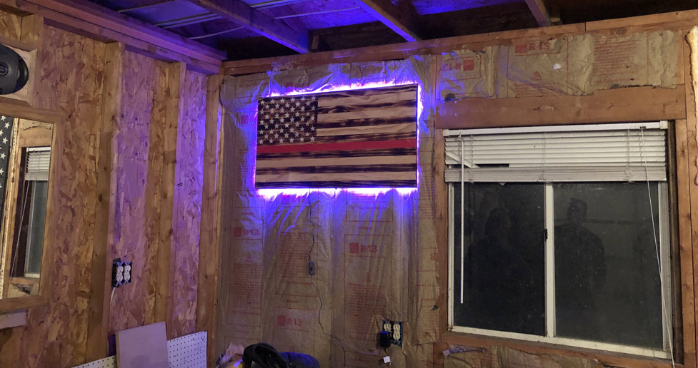 Firefighter American Flag Project by Tristan at Menards®