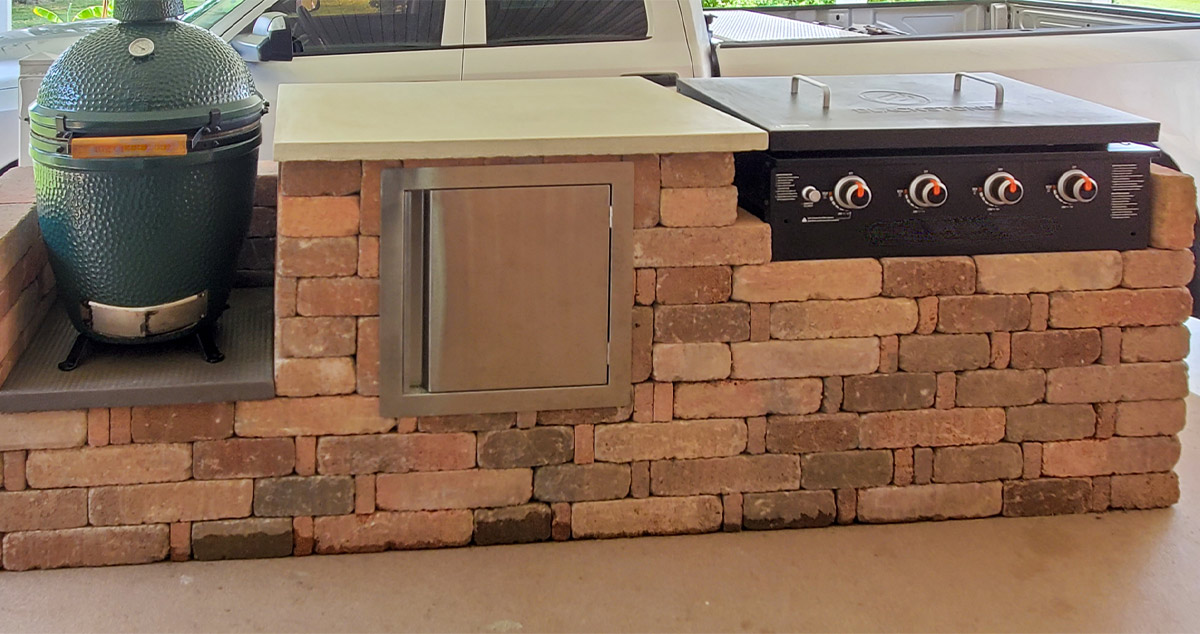 Outdoor Kitchen Island Project by Ronald at Menards®