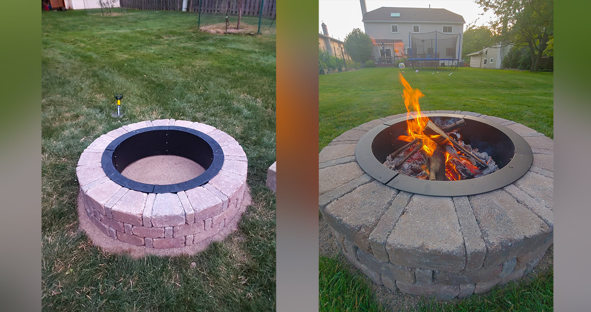 DIY Fire Pit - Project by Steve at Menards®