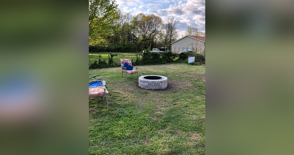 Customized Fire Pit Project by Korey at Menards®