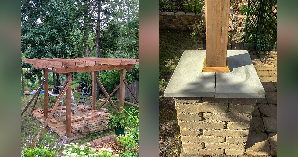 Pergola & Chiminea Project by Christopher at Menards®