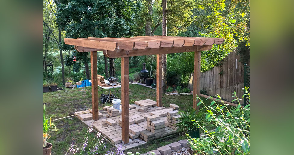 Pergola & Chiminea Project by Christopher at Menards®