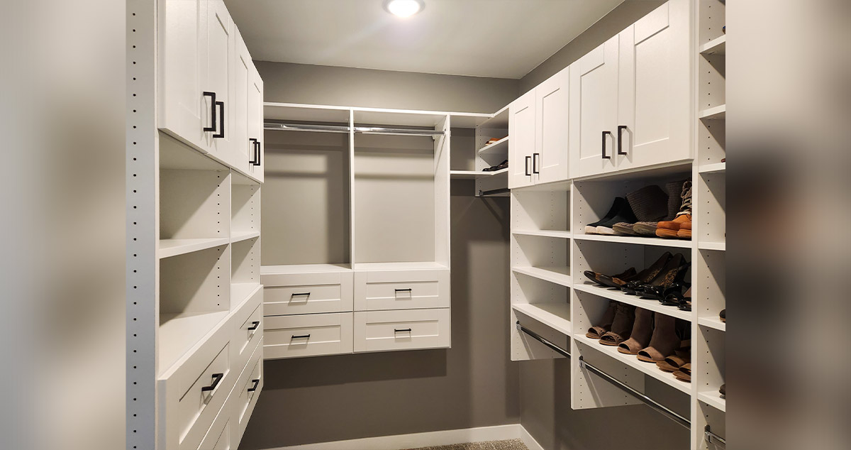 Master Walk-In Closet - Project by Jesse at Menards®