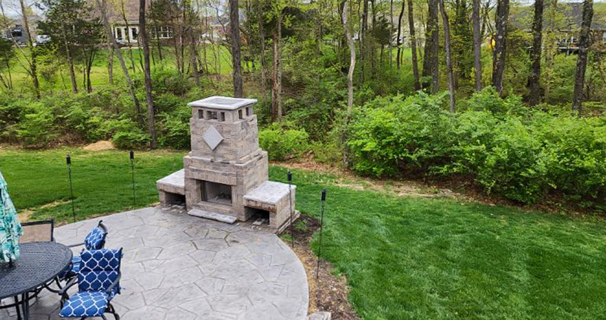 Outdoor Fireplace Kit Project by Timothy at Menards®