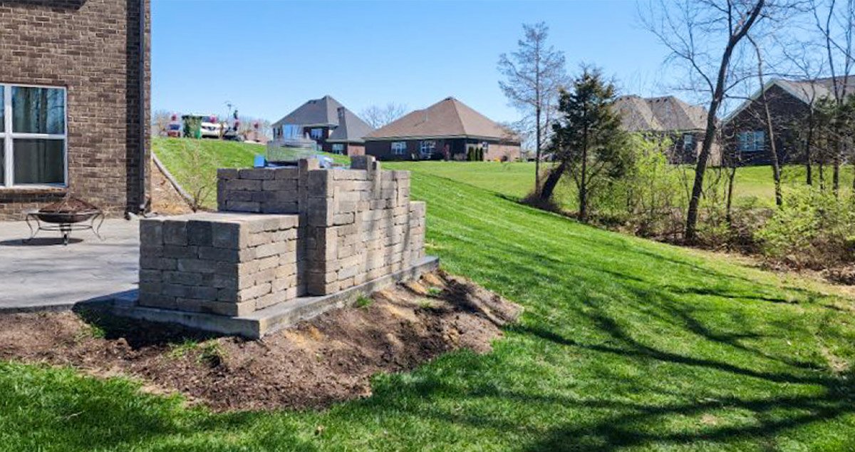 Outdoor Fireplace Kit Project by Timothy at Menards®