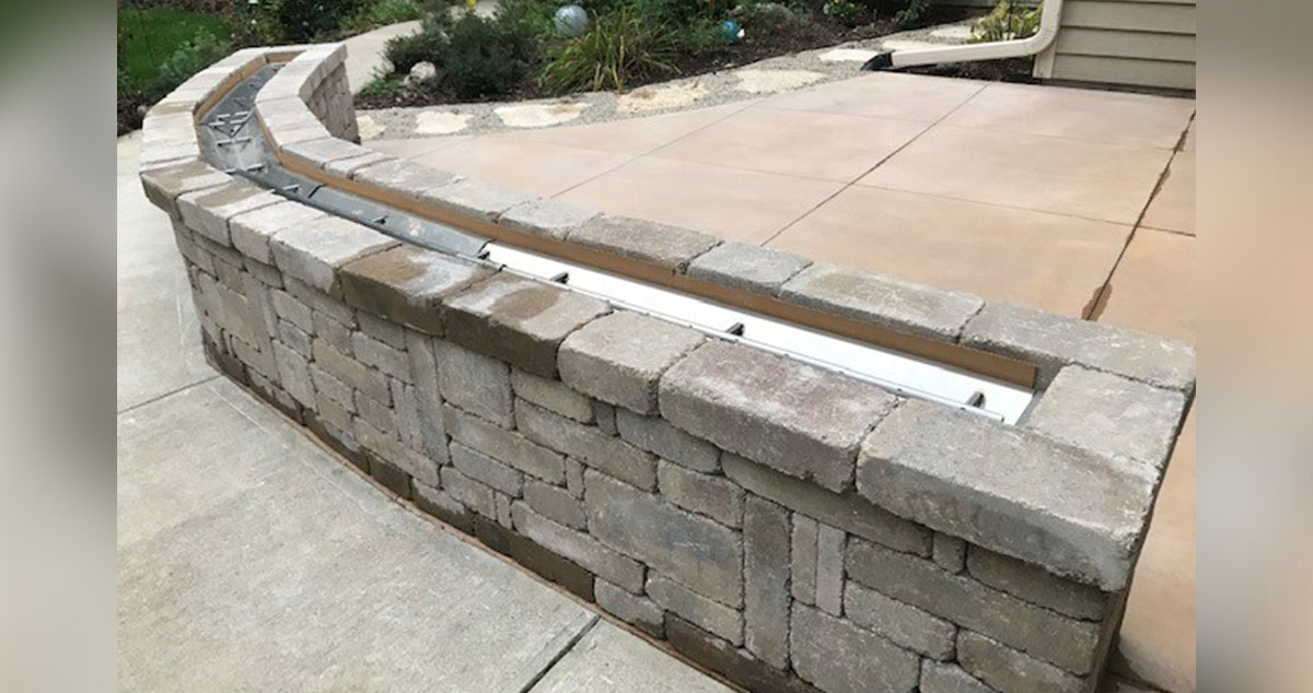 Sweet Patio Firewall Project by Linda at Menards®