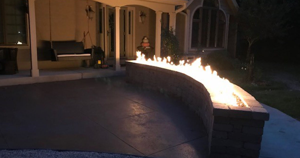 Sweet Patio Firewall Project by Linda at Menards®