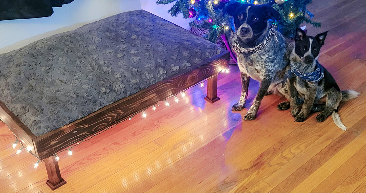 Dog Bed Frame Project by Staci at Menards®