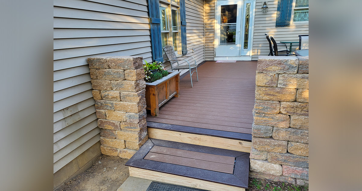 Deck Railing Wall Project by Mark at Menards®
