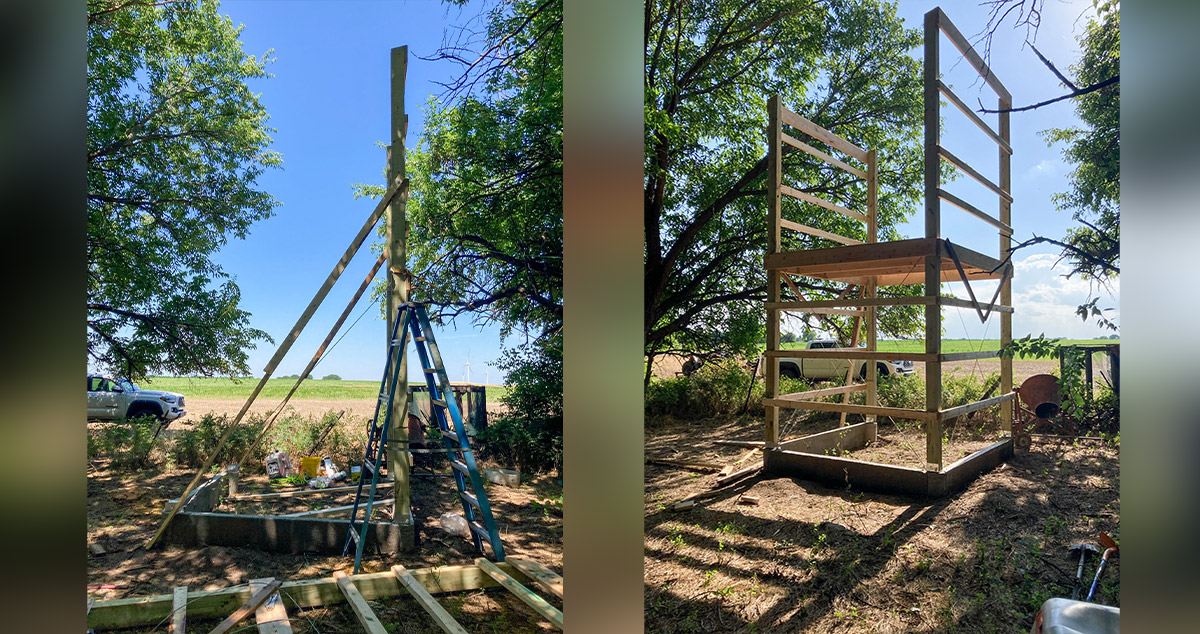 2Story Post Frame Deer Blind Project by Joe at Menards®