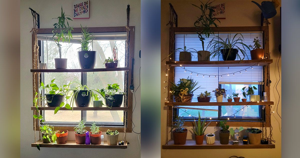 Hanging Plant Shelf Project by Leland at Menards®