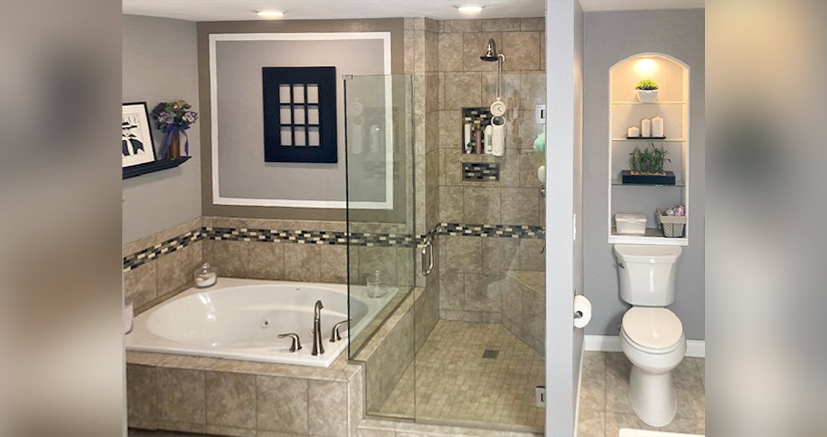 Does Menards Do Bathroom Remodeling Functional Master Bath Remodel - Project by Gary at Menards®