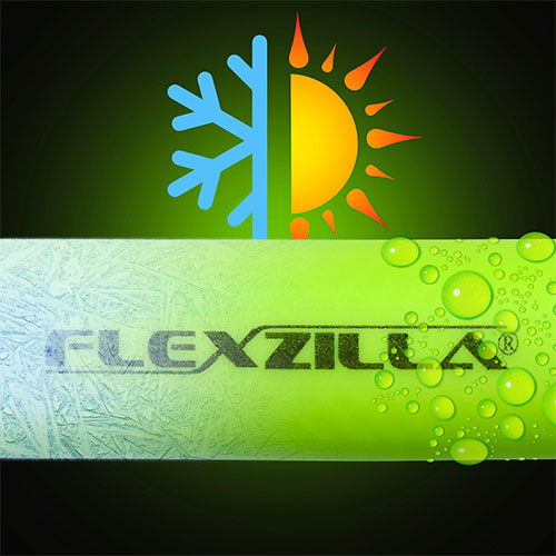 Flexzilla Air Hose 1/4in x 100ft 1/4in MNPT Fittings M119-HFZ14100YW2