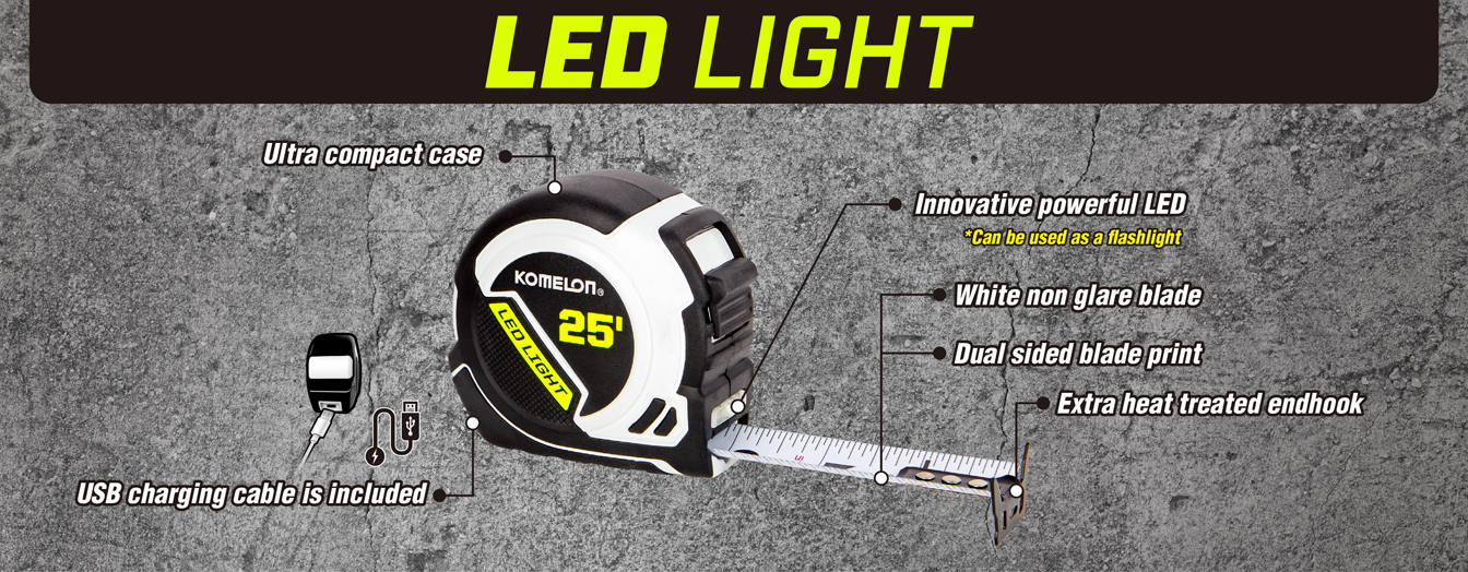 Komelon 25 LED Tape Measure at Menards